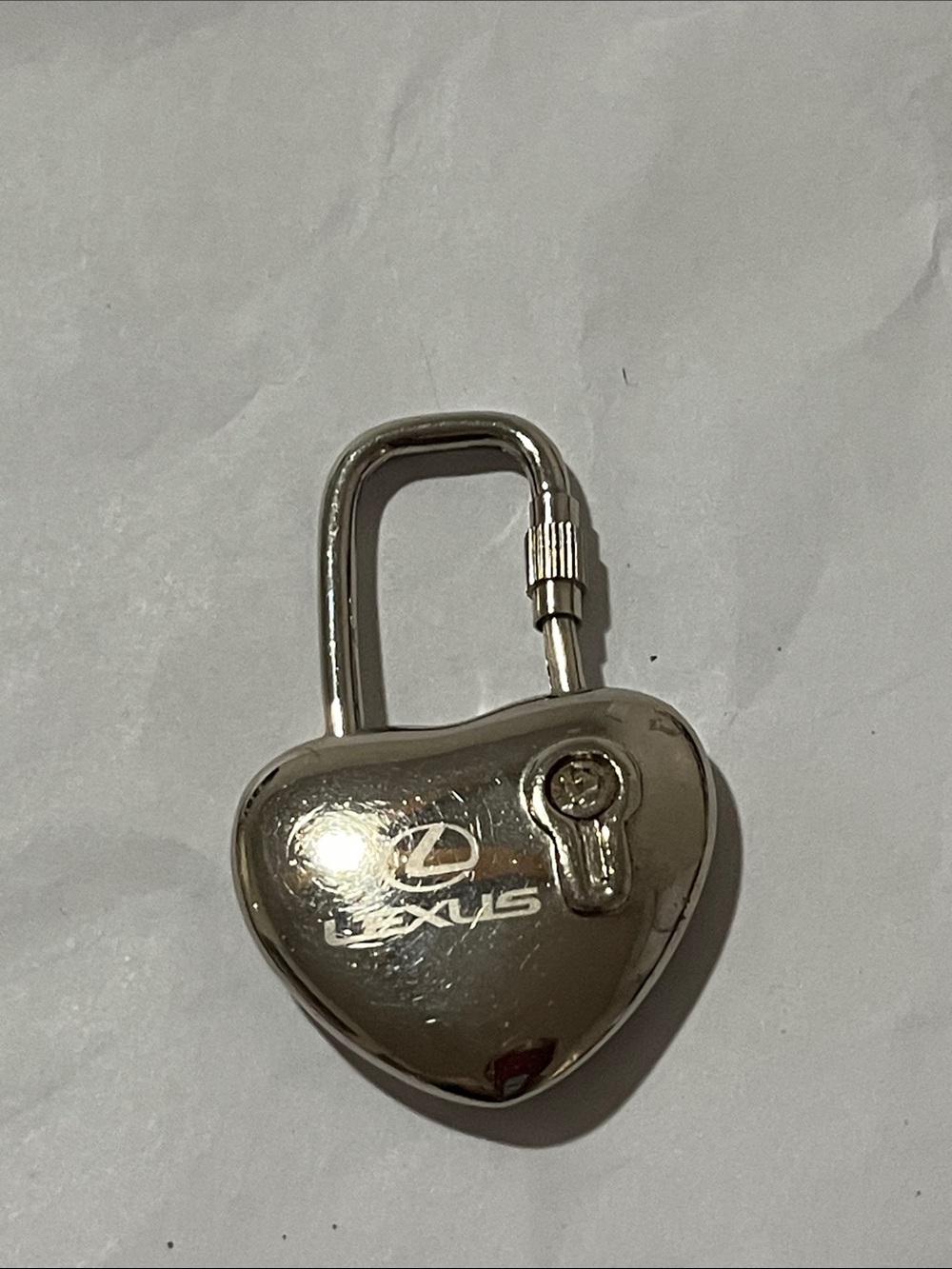 Lexi’s Padlock Keychain,Silver padlock, - Picture 4 of 5